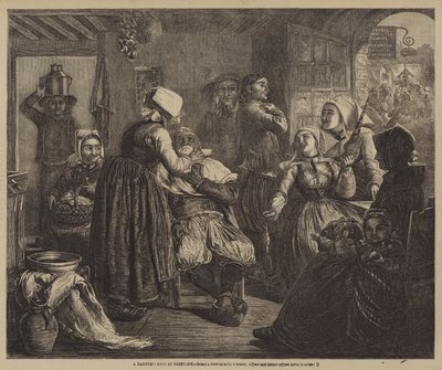 Un salon de coiffure en Bretagne - Abraham Solomon